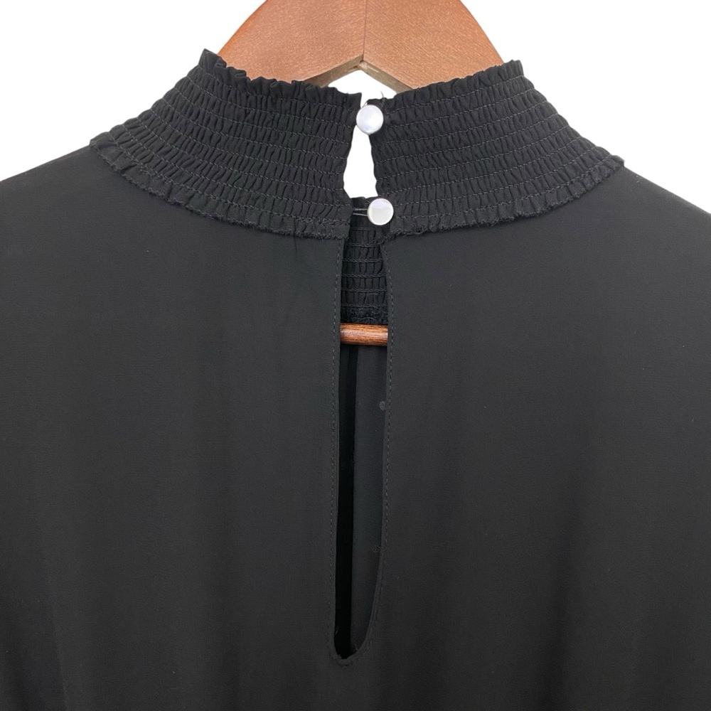 White House Black Market Black Long Sleeve Dress Sz Small - Picture 10 of 12